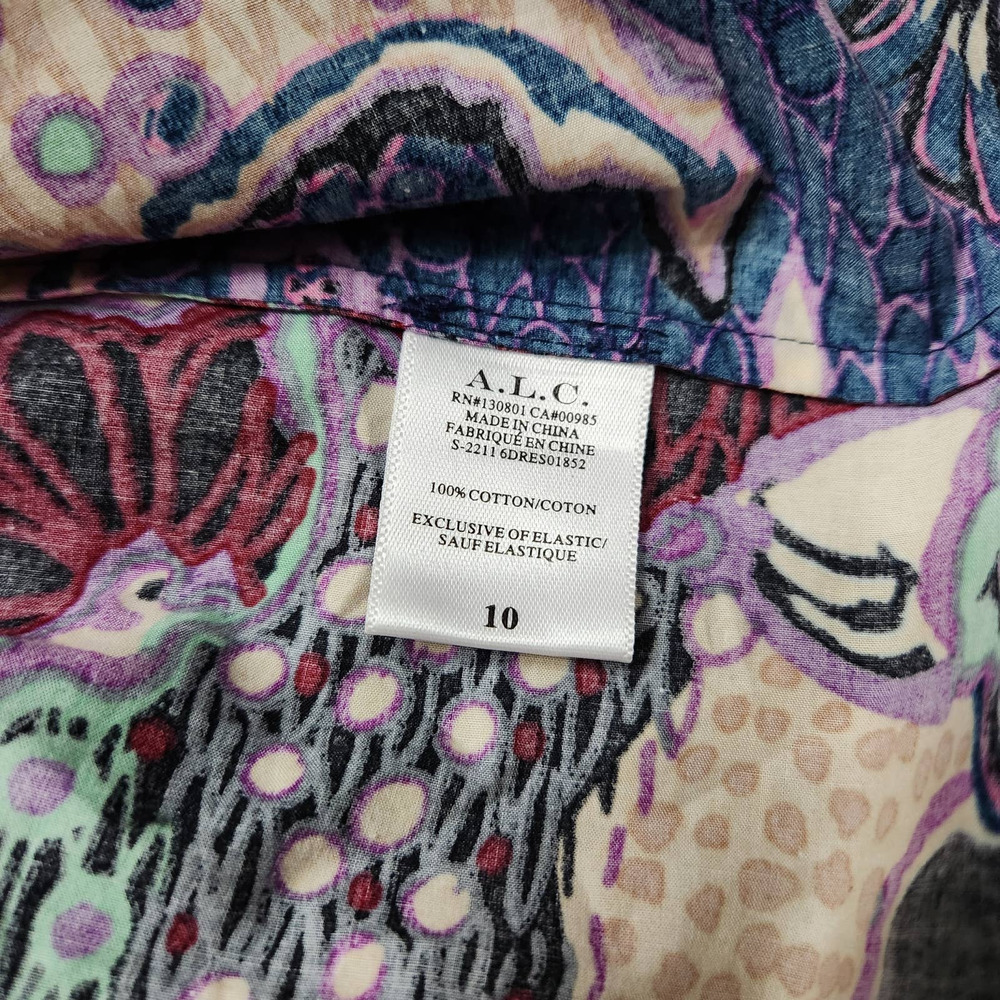 A.L.C. Lilah Floral Print Dress View 5